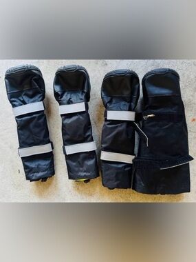 REI Black Dog Protective Boots with Reflective Straps
